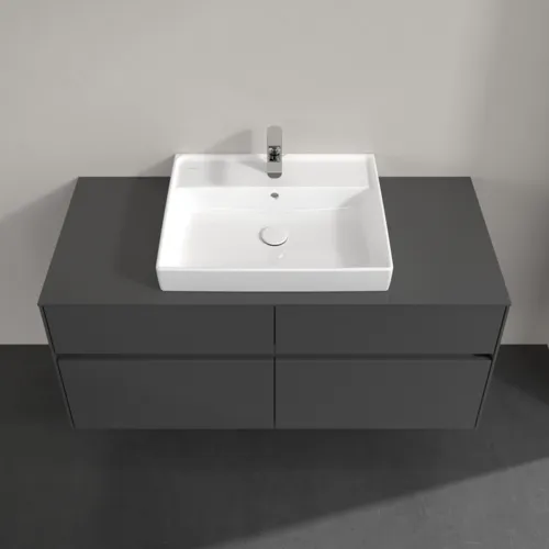 VILLEROY BOCH Collaro toaletní skříňka, 4 výsuvy, 1200 x 548 x 500 mm, lesklá šedá / lesklá šedá #C08100FP, obrázek 4