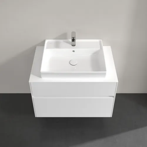VILLEROY BOCH Collaro toaletní skříňka, s osvětlením, 2 výsuvy, 800 x 548 x 500 mm, bílá matná / bílá matná #C080B0MS, obrázek 4