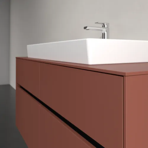 VILLEROY BOCH Toaletní skříňka Collaro, 4 výsuvy, 1200 x 548 x 500 mm, Vínově červená / Vínově červená #C08700AH, obrázek 5