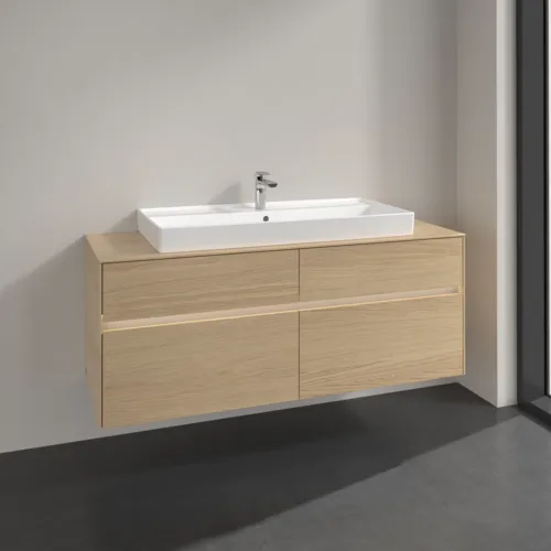 VILLEROY BOCH Toaletní skříňka Collaro, s osvětlením, 4 výsuvy, 1400 x 548 x 500 mm, severský dub / severský dub #C092B0VJ, obrázek 2