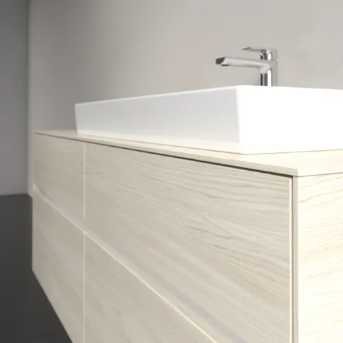 VILLEROY BOCH Toaletní skříňka Collaro, 4 výsuvy, 1400 x 548 x 500 mm, bílý dub / bílý dub #C09000AA, obrázek 5