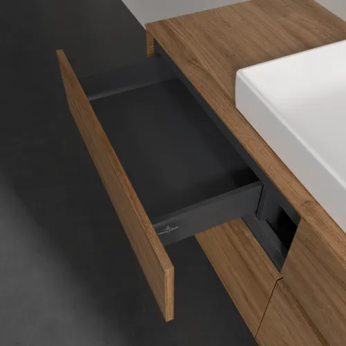 VILLEROY BOCH Toaletní skříňka Collaro, 4 výsuvy, 1400 x 548 x 500 mm, dub Kansas #C08400RH, obrázek 7