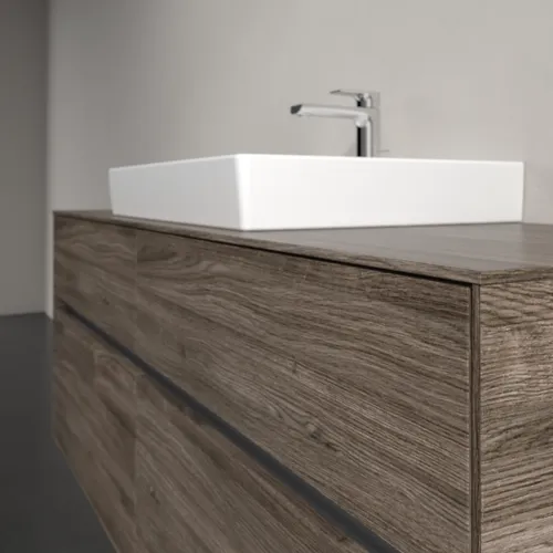 VILLEROY BOCH Toaletní skříňka Collaro, 4 výsuvy, 1400 x 548 x 500 mm, dub kamenný #C08400RK, obrázek 5