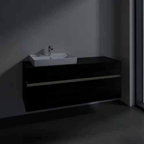 VILLEROY BOCH Toaletní skříňka Collaro, s osvětlením, 4 výsuvy, 1400 x 548 x 500 mm, černý dub / černý dub #C085B0AB, obrázek 5