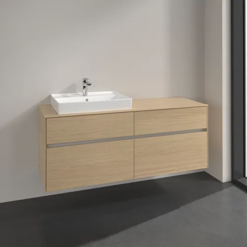 VILLEROY BOCH Toaletní skříňka Collaro, 4 výsuvy, 1400 x 548 x 500 mm, severský dub / severský dub #C08500VJ, obrázek 2