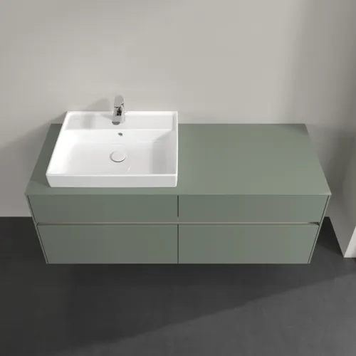 VILLEROY BOCH Toaletní skříňka Collaro, s osvětlením, 4 výsuvy, 1400 x 548 x 500 mm, Soft Green / Soft Green #C085B0AF, obrázek 4