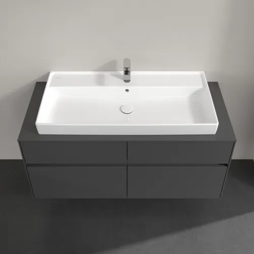 VILLEROY BOCH Collaro toaletní skříňka, 4 výsuvy, 1200 x 548 x 500 mm, lesklá šedá / lesklá šedá #C09100FP, obrázek 4