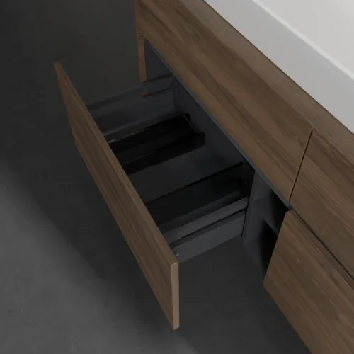 VILLEROY BOCH Toaletní skříňka Collaro, 4 výsuvy, 1400 x 548 x 500 mm, Arizona Oak / Arizona Oak #C09200VH, obrázek 6