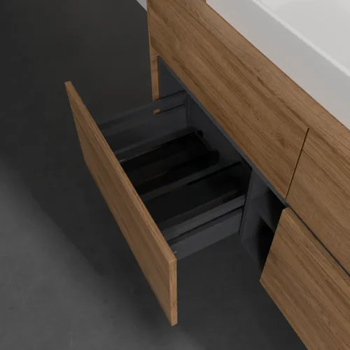 VILLEROY BOCH Toaletní skříňka Collaro, 4 výsuvy, 1200 x 548 x 500 mm, dub Kansas #C08700RH, obrázek 6