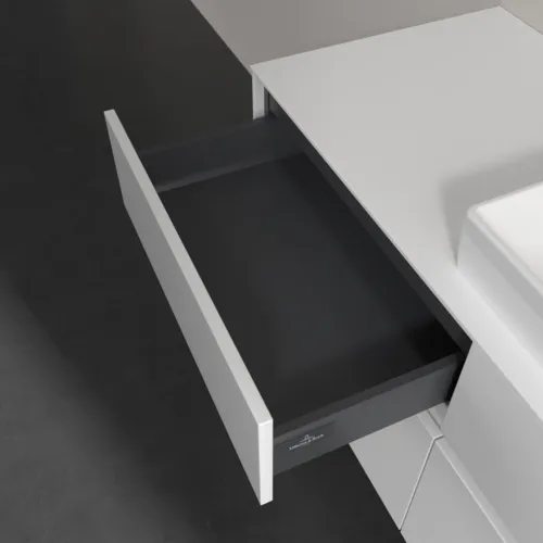 VILLEROY BOCH Toaletní skříňka Collaro, 4 výsuvy, 1200 x 548 x 500 mm, lesklá bílá / lesklá bílá #C08300DH, obrázek 7
