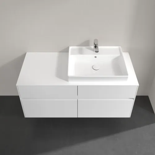 VILLEROY BOCH Toaletní skříňka Collaro, 4 výsuvy, 1200 x 548 x 500 mm, lesklá bílá / lesklá bílá #C08300DH, obrázek 4