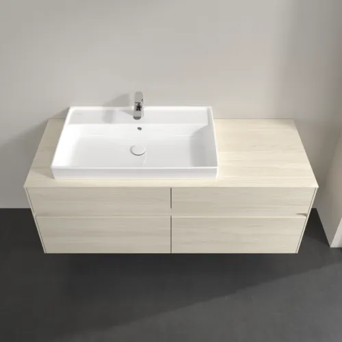 VILLEROY BOCH Toaletní skříňka Collaro, 4 výsuvy, 1400 x 548 x 500 mm, bílý dub / bílý dub #C08900AA, obrázek 4