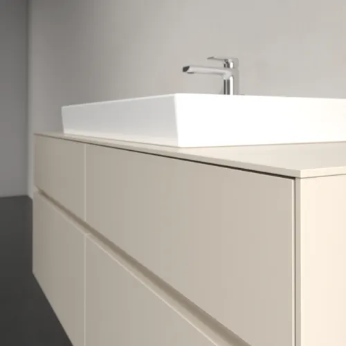 VILLEROY BOCH Toaletní skříňka Collaro, 4 výsuvy, 1400 x 548 x 500 mm, Cashmere Grey / Cashmere Grey #C08800VN, obrázek 5