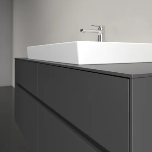 VILLEROY BOCH Toaletní skříňka Collaro, 4 výsuvy, 1400 x 548 x 500 mm, grafitová / grafitová #C08800VR, obrázek 5