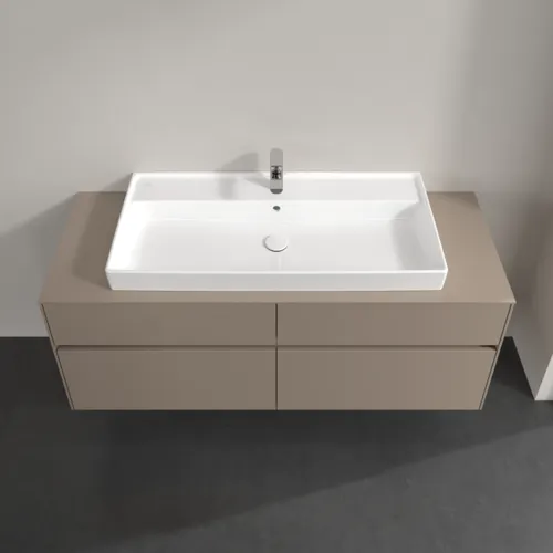 VILLEROY BOCH Toaletní skříňka Collaro, 4 výsuvy, 1400 x 548 x 500 mm, taupe / taupe #C09200VM, obrázek 4
