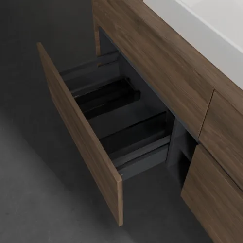 VILLEROY BOCH Toaletní skříňka Collaro, 4 výsuvy, 1400 x 548 x 500 mm, Arizona Oak / Arizona Oak #C08800VH, obrázek 6