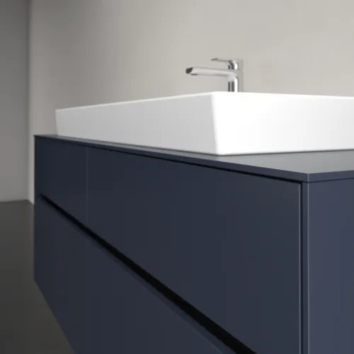 VILLEROY BOCH Toaletní skříňka Collaro, 4 zásuvky, 1400 x 548 x 500 mm, Marine Blue / Marine Blue #C09200VQ, obrázek 5