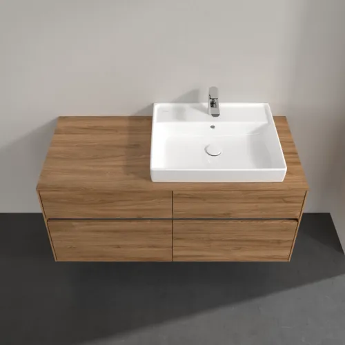 VILLEROY BOCH Umyvadlová skříňka Collaro, s osvětlením, 4 výsuvy, 1200 x 548 x 500 mm, dub Kansas #C083B0RH, obrázek 4
