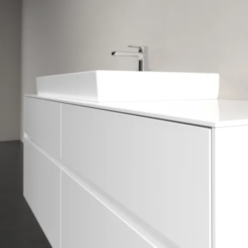 VILLEROY BOCH Toaletní skříňka Collaro, s osvětlením, 4 výsuvy, 1400 x 548 x 500 mm, lesklá bílá / lesklá bílá #C089B0DH, obrázek 6