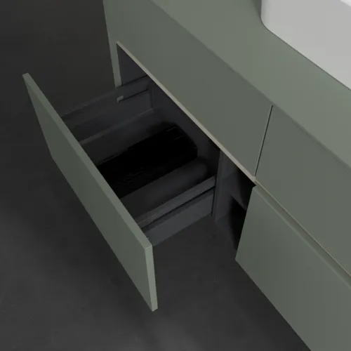 VILLEROY BOCH Toaletní skříňka Collaro, 4 výsuvy, 1200 x 548 x 500 mm, Soft Green / Soft Green #C09700AF, obrázek 6