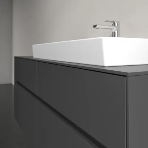 VILLEROY BOCH Collaro toaletní skříňka, s osvětlením, 4 výsuvy, 1400 x 548 x 500 mm, Grafit / Grafit #C090B0VR, obrázek 6