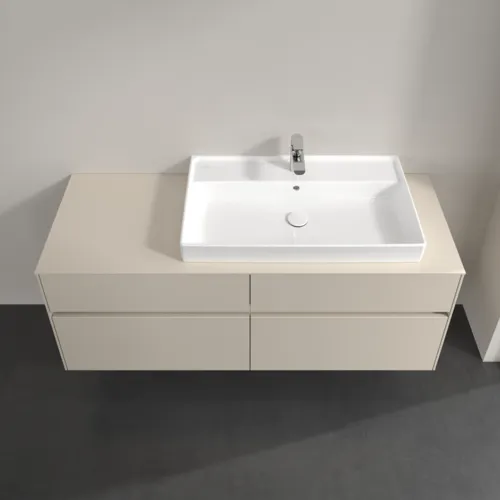 VILLEROY BOCH Toaletní skříňka Collaro, s osvětlením, 4 výsuvy, 1400 x 548 x 500 mm, Cashmere Grey / Cashmere Grey #C090B0VN, obrázek 4