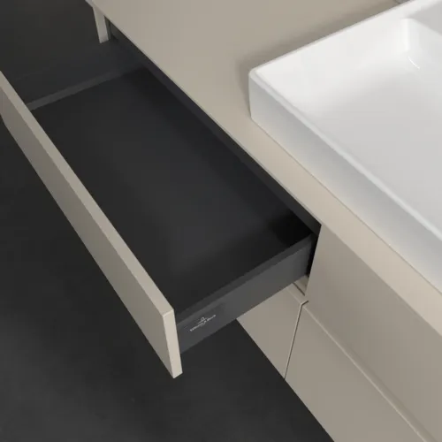 VILLEROY BOCH Toaletní skříňka Collaro, s osvětlením, 4 výsuvy, 1400 x 548 x 500 mm, Cashmere Grey / Cashmere Grey #C090B0VN, obrázek 8