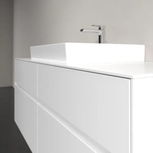 VILLEROY BOCH Toaletní skříňka Collaro, 4 výsuvy, 1400 x 548 x 500 mm, bílá matná / bílá matná #C08400MS, obrázek 5