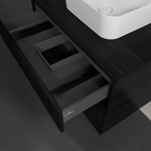 VILLEROY BOCH Toaletní skříňka Collaro, s osvětlením, 2 výsuvy, 800 x 548 x 500 mm, černý dub / černý dub #C093B0AB, obrázek 8