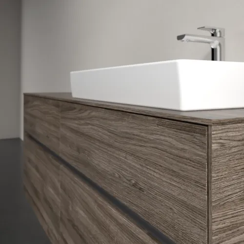 VILLEROY BOCH Toaletní skříňka Collaro, 4 výsuvy, 1400 x 548 x 500 mm, dub kamenný #C08600RK, obrázek 5
