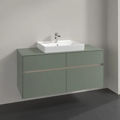 VILLEROY BOCH Toaletní skříňka Collaro, 4 výsuvy, 1200 x 548 x 500 mm, Soft Green / Soft Green #C08100AF, obrázek 2