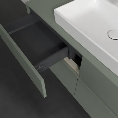 VILLEROY BOCH Toaletní skříňka Collaro, 4 výsuvy, 1200 x 548 x 500 mm, Soft Green / Soft Green #C08100AF, obrázek 7