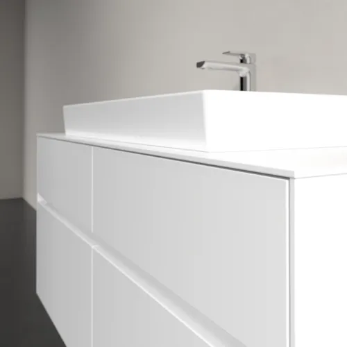 VILLEROY BOCH Toaletní skříňka Collaro, 4 výsuvy, 1200 x 548 x 500 mm, bílá matná / bílá matná #C08700MS, obrázek 5