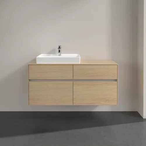 VILLEROY BOCH Toaletní skříňka Collaro, 4 výsuvy, 1200 x 548 x 500 mm, severský dub / severský dub #C08200VJ, obrázek 3