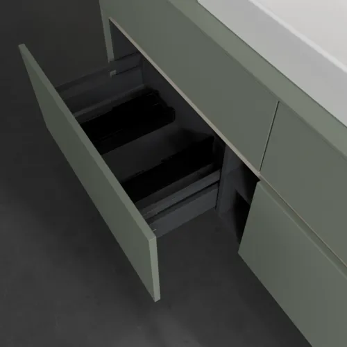 VILLEROY BOCH Toaletní skříňka Collaro, 4 výsuvy, 1400 x 548 x 500 mm, Soft Green / Soft Green #C08400AF, obrázek 6
