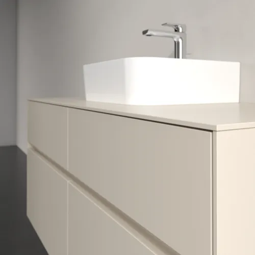 VILLEROY BOCH Toaletní skříňka Collaro, 4 výsuvy, 1200 x 548 x 500 mm, Cashmere Grey / Cashmere Grey #C09700VN, obrázek 5