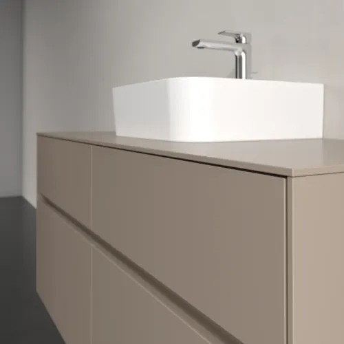 VILLEROY BOCH Toaletní skříňka Collaro, 4 výsuvy, 1200 x 548 x 500 mm, taupe / taupe #C09700VM, obrázek 5