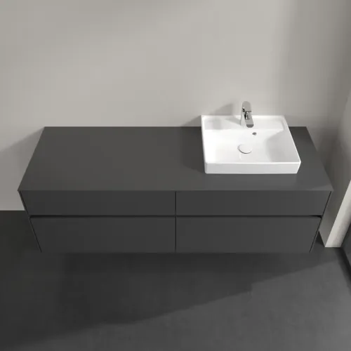 VILLEROY BOCH Toaletní skříňka Collaro, s osvětlením, 4 výsuvy, 1600 x 548 x 500 mm, Grafit / Grafit #C079B0VR, obrázek 4