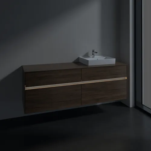 VILLEROY BOCH Toaletní skříňka Collaro, s osvětlením, 4 výsuvy, 1600 x 548 x 500 mm, Arizona Oak / Arizona Oak #C079B0VH, obrázek 5