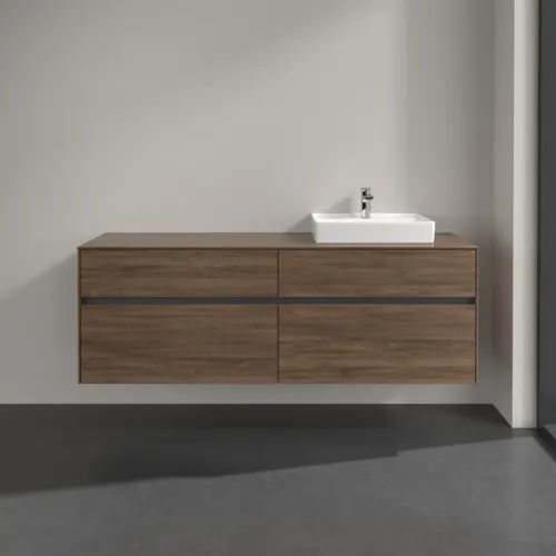 VILLEROY BOCH Toaletní skříňka Collaro, s osvětlením, 4 výsuvy, 1600 x 548 x 500 mm, Arizona Oak / Arizona Oak #C079B0VH, obrázek 3