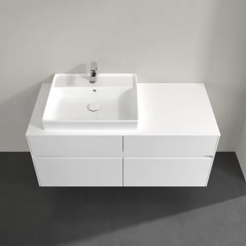 VILLEROY BOCH Collaro toaletní skříňka, s osvětlením, 4 výsuvy, 1200 x 548 x 500 mm, lesklá bílá / lesklá bílá #C082B0DH, obrázek 4