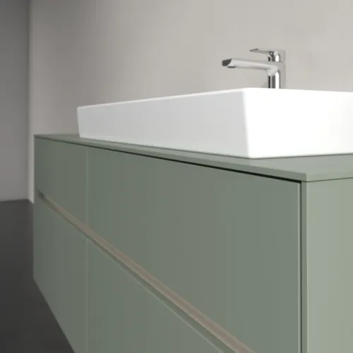 VILLEROY BOCH Toaletní skříňka Collaro, s osvětlením, 4 výsuvy, 1400 x 548 x 500 mm, Soft Green / Soft Green #C090B0AF, obrázek 6