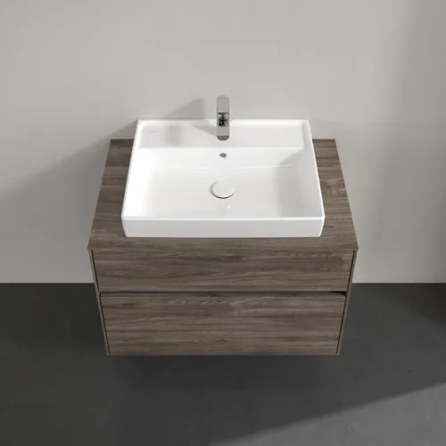 VILLEROY BOCH Toaletní skříňka Collaro, 2 výsuvy, 800 x 548 x 500 mm, dub kamenný #C08000RK, obrázek 4