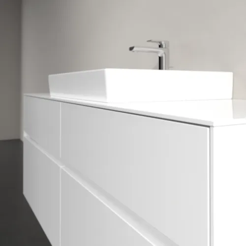 VILLEROY BOCH Toaletní skříňka Collaro, 4 výsuvy, 1400 x 548 x 500 mm, lesklá bílá / lesklá bílá #C08400DH, obrázek 5