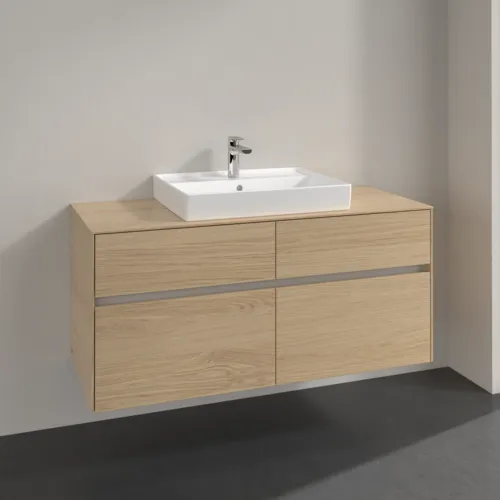 VILLEROY BOCH Toaletní skříňka Collaro, 4 výsuvy, 1200 x 548 x 500 mm, severský dub / severský dub #C08100VJ, obrázek 2