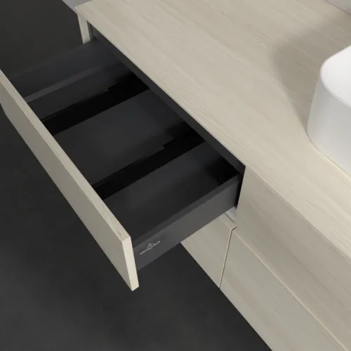 VILLEROY BOCH Toaletní skříňka Collaro, 4 výsuvy, 1200 x 548 x 500 mm, bílý dub / bílý dub #C09900AA, obrázek 7