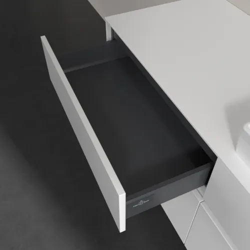 VILLEROY BOCH Toaletní skříňka Collaro, 4 výsuvy, 1400 x 548 x 500 mm, bílá matná / bílá matná #C08600MS, obrázek 7