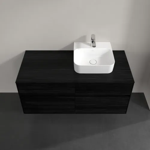 VILLEROY BOCH Toaletní skříňka Collaro, 4 výsuvy, 1200 x 548 x 500 mm, černý dub / černý dub #C09900AB, obrázek 4