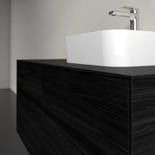 VILLEROY BOCH Toaletní skříňka Collaro, 4 výsuvy, 1200 x 548 x 500 mm, černý dub / černý dub #C09900AB, obrázek 5