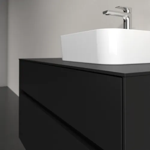 VILLEROY BOCH Collaro toaletní skříňka, 2 výsuvy, 1000 x 548 x 500 mm, Volcano Black / Volcano Black #C09600VL, obrázek 5